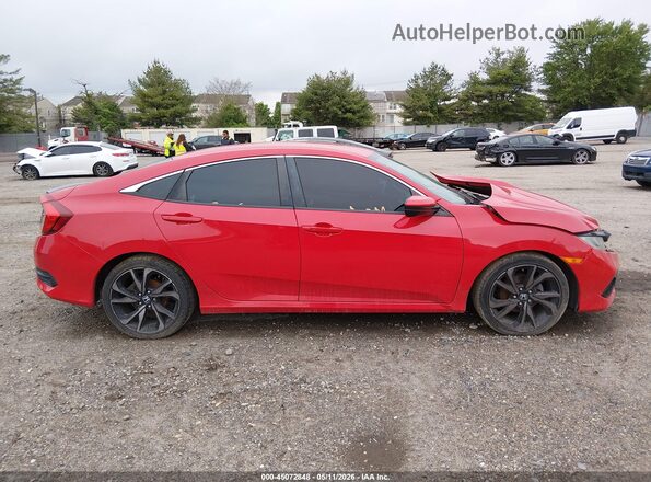 2HGFC2F81KH572222 2019 HONDA CIVIC Красный 
