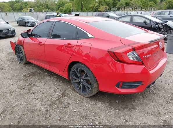 2HGFC2F81KH572222 2019 HONDA CIVIC Красный 