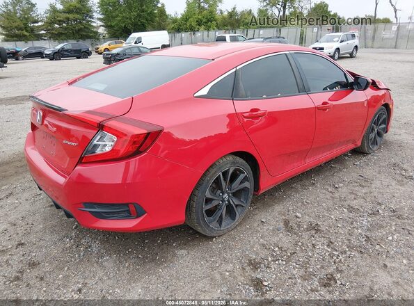2HGFC2F81KH572222 2019 HONDA CIVIC Красный 
