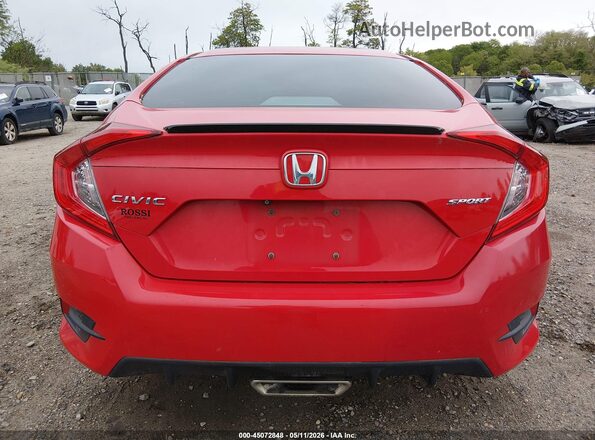 2HGFC2F81KH572222 2019 HONDA CIVIC Красный 