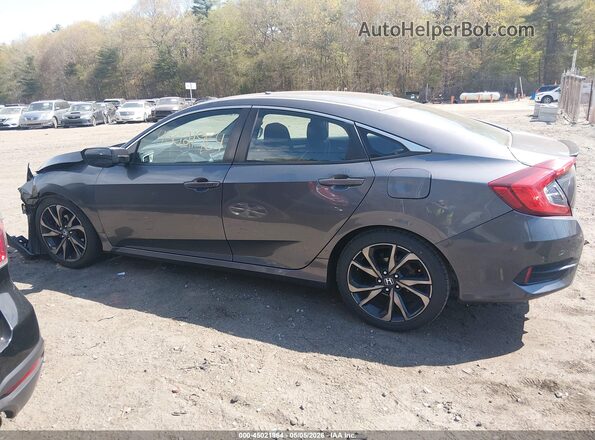 2HGFC2F81KH582538 2019 HONDA CIVIC Gray Vista interior de 360 grados