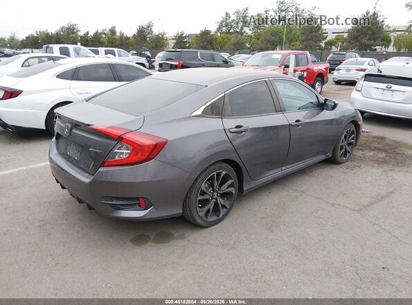 2HGFC2F81MH538445 2021 HONDA CIVIC Gray Հետևի աջ