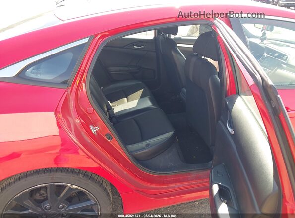 2HGFC2F82LH518171 2020 HONDA CIVIC Red Vista de la etiqueta del VIN