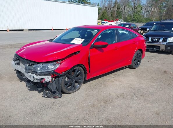 2HGFC2F82LH518171 2020 HONDA CIVIC Red Vista tres cuartos delantera izquierda