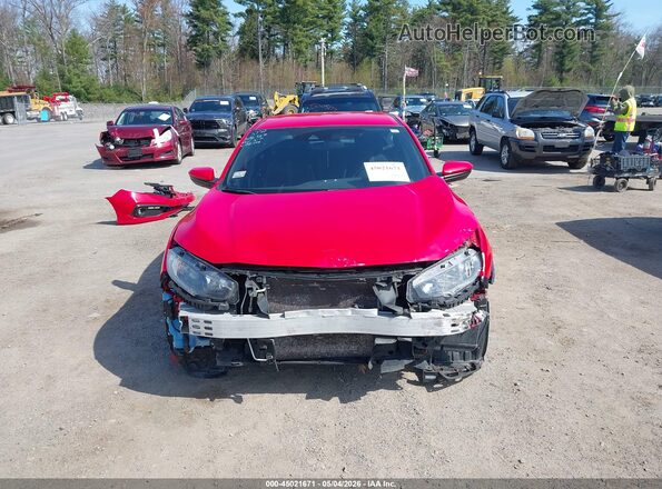 2HGFC2F82LH518171 2020 HONDA CIVIC Red Vista interior trasera