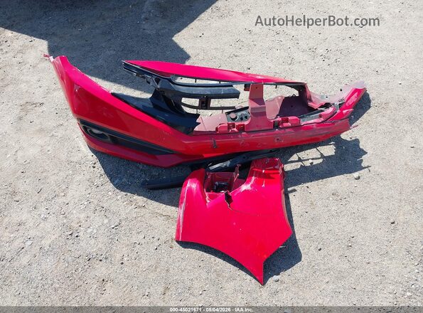 2HGFC2F82LH518171 2020 HONDA CIVIC Red Vista del cuadro de instrumentos