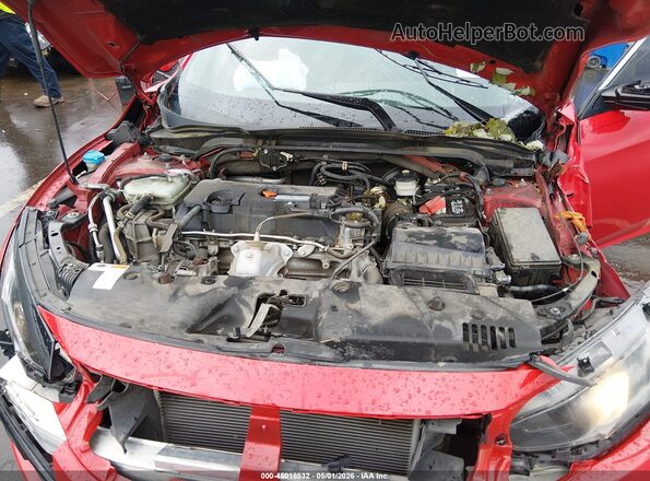 2HGFC2F82LH582758 2020 HONDA CIVIC Red Rear view