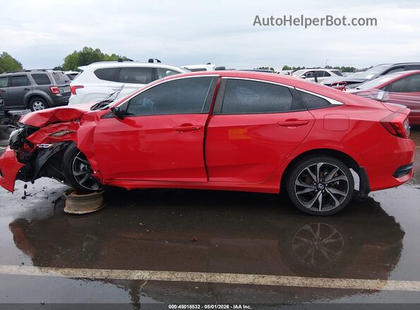 2HGFC2F82LH582758 2020 HONDA CIVIC Red 