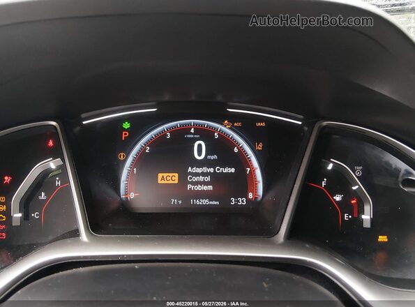 2HGFC2F82MH504210 2021 HONDA CIVIC Silver Vista de los asientos traseros