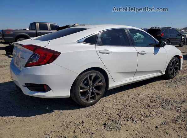 2HGFC2F82MH533593 2021 HONDA CIVIC White Trasero derecho