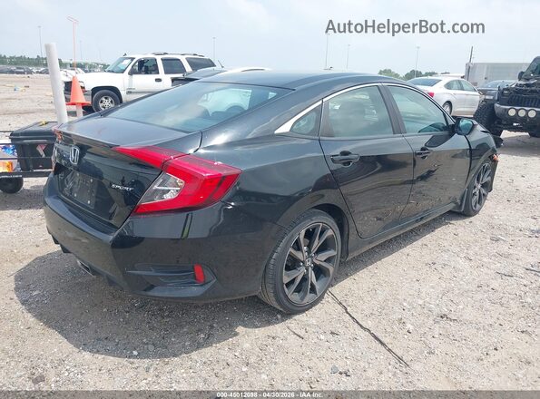 2HGFC2F82MH536171 2021 HONDA CIVIC Black Задня права чверть