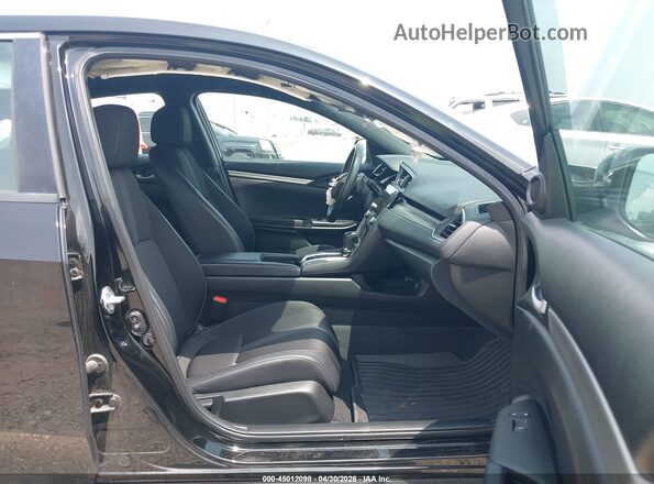 2HGFC2F82MH536171 2021 HONDA CIVIC Black Вид салону спереду