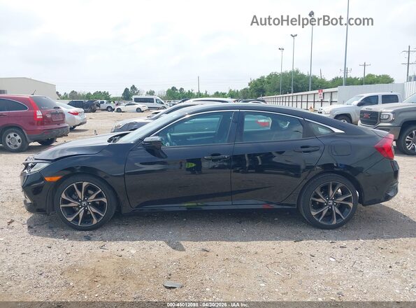 2HGFC2F82MH536171 2021 HONDA CIVIC Black Панорамний вид салону 360°