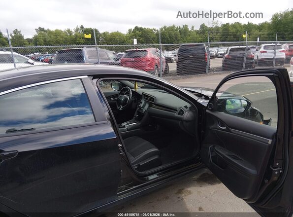 2HGFC2F83KH590463 2019 HONDA CIVIC Черный Вид салона спереди