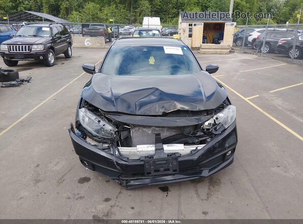 2HGFC2F83KH590463 2019 HONDA CIVIC Черный Вид спереди
