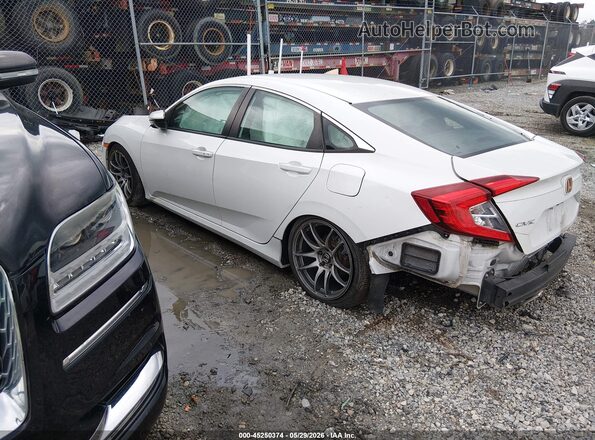 2HGFC2F83LH547145 2020 HONDA CIVIC White Հետևի ձախ