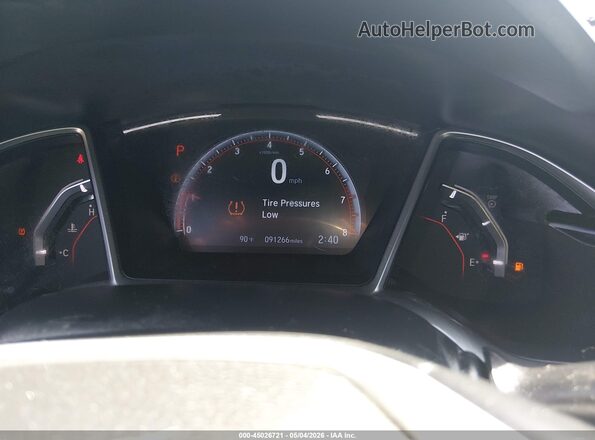 2HGFC2F83LH549168 2020 HONDA CIVIC Blue უკანა სავარძლების ხედი
