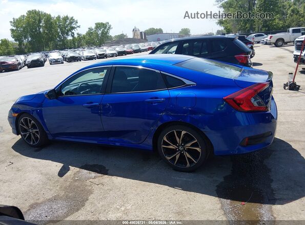 2HGFC2F83LH549168 2020 HONDA CIVIC Blue სალონის 360-გრადუსიანი ხედი