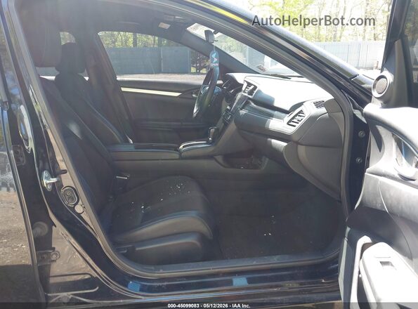 2HGFC2F83LH598564 2020 HONDA CIVIC Black Widok wnętrza z przodu