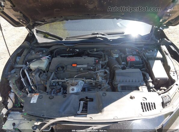 2HGFC2F83LH598564 2020 HONDA CIVIC Black Widok z tyłu