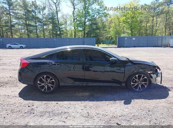2HGFC2F83LH598564 2020 HONDA CIVIC Black Widok wnętrza 360 stopni