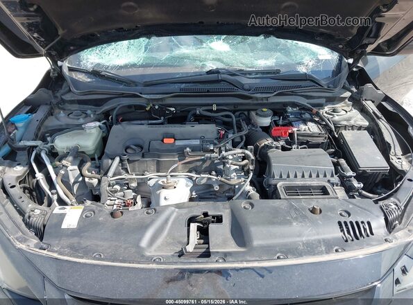 2HGFC2F83MH505737 2021 HONDA CIVIC Black უკანა ხედი