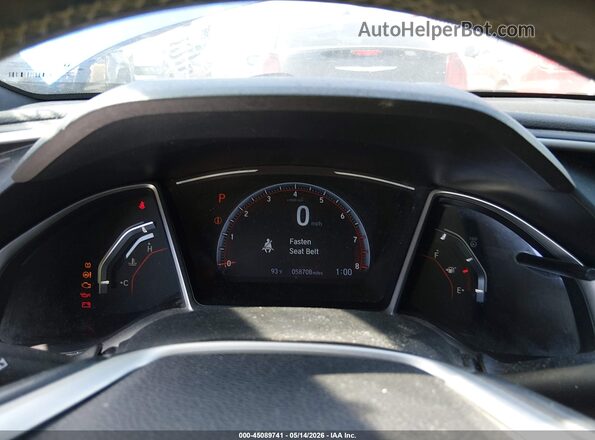 2HGFC2F83MH518603 2021 HONDA CIVIC Синий Вид задних сидений