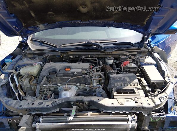 2HGFC2F83MH518603 2021 HONDA CIVIC Синий Вид сзади