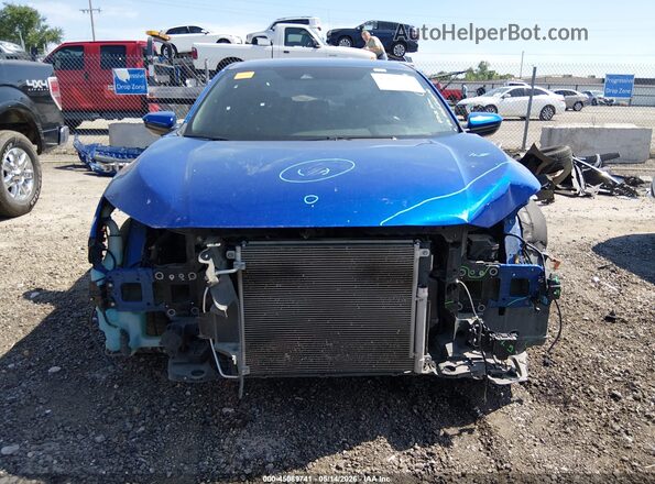 2HGFC2F83MH518603 2021 HONDA CIVIC Синий Вид задней части салона