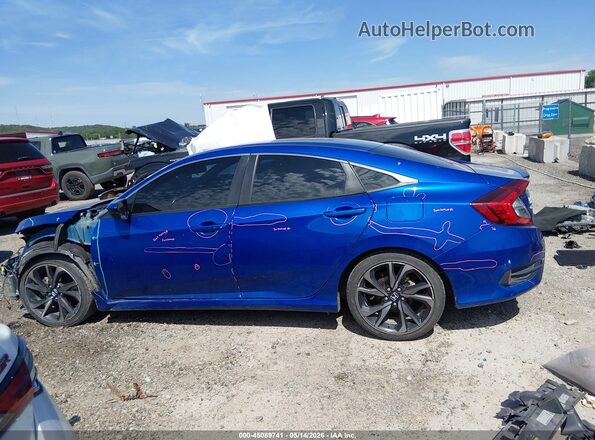 2HGFC2F83MH518603 2021 HONDA CIVIC Синий 