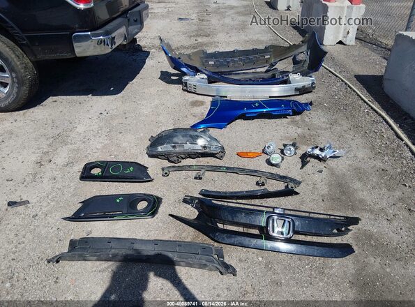 2HGFC2F83MH518603 2021 HONDA CIVIC Синий Вид щитка приборов