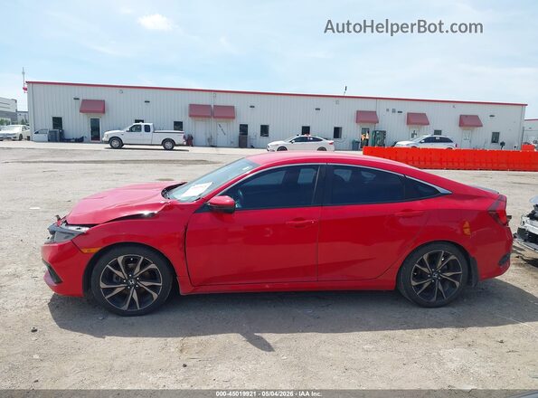 2HGFC2F84KH512211 2019 HONDA CIVIC Red 360 interior view