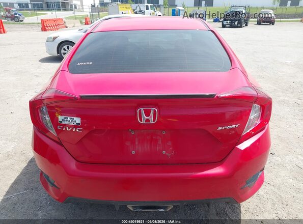 2HGFC2F84KH512211 2019 HONDA CIVIC Red 