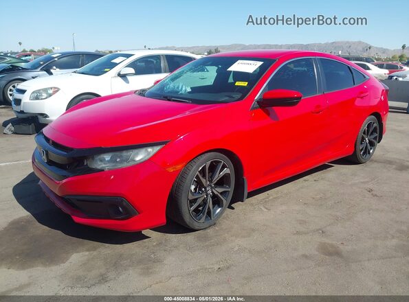 2HGFC2F84LH548790 2020 HONDA CIVIC Red 