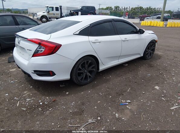 2HGFC2F84LH578095 2020 HONDA CIVIC White Trasero derecho