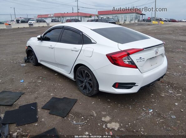 2HGFC2F84LH578095 2020 HONDA CIVIC White Trasero izquierdo