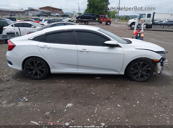 2HGFC2F84LH578095 2020 HONDA CIVIC White Vista interior trasera