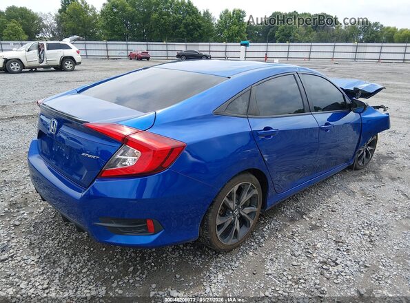 2HGFC2F84MH505102 2021 HONDA CIVIC Blue Tył prawy