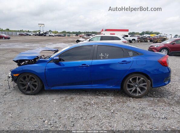 2HGFC2F84MH505102 2021 HONDA CIVIC Blue 