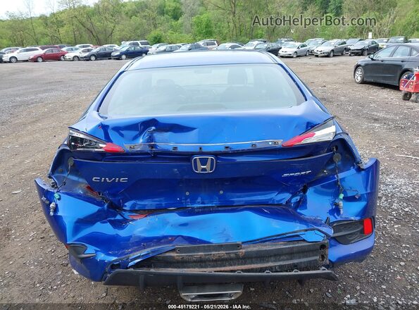 2HGFC2F84MH516326 2021 HONDA CIVIC Blue 