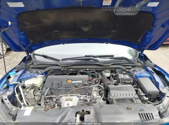 2HGFC2F84MH516326 2021 HONDA CIVIC Blue Vista trasera