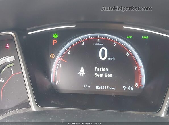 2HGFC2F84MH516326 2021 HONDA CIVIC Blue 