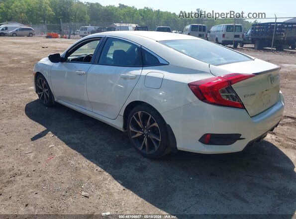 2HGFC2F85KH599035 2019 HONDA CIVIC White Rear left