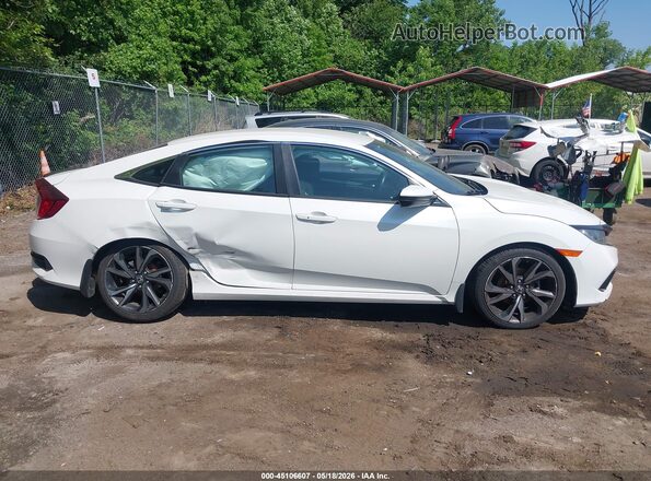 2HGFC2F85KH599035 2019 HONDA CIVIC White Rear interior view