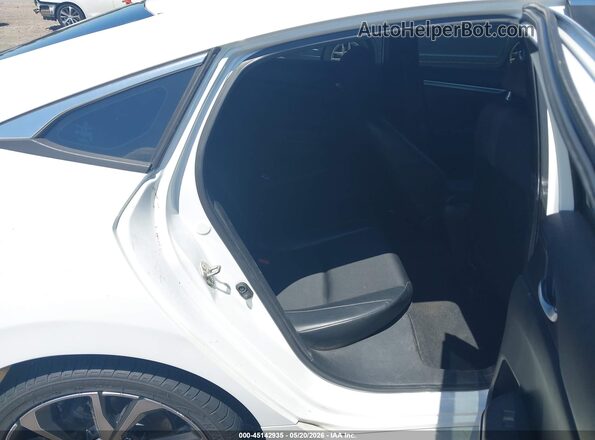 2HGFC2F85KH602824 2019 HONDA CIVIC White Vista de la etiqueta del VIN