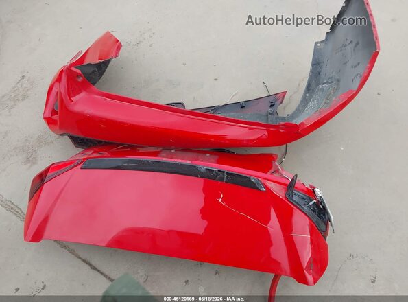 2HGFC2F85LH539662 2020 HONDA CIVIC Red Սարքավորումների վահանակի տեսք