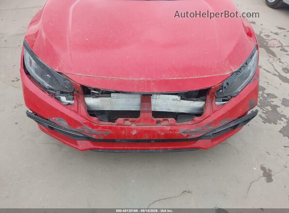 2HGFC2F85LH539662 2020 HONDA CIVIC Red Սալոնի հետևի տեսք