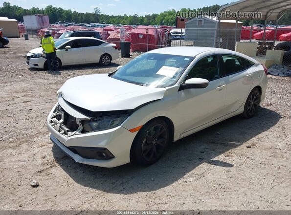 2HGFC2F85LH599540 2020 HONDA CIVIC White Przód lewy