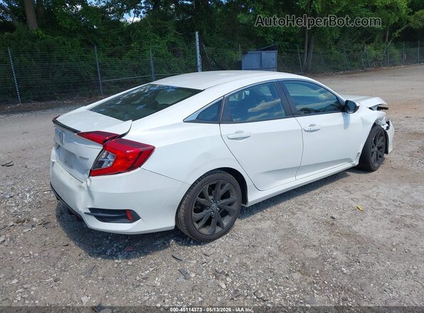 2HGFC2F85LH599540 2020 HONDA CIVIC White Tył prawy