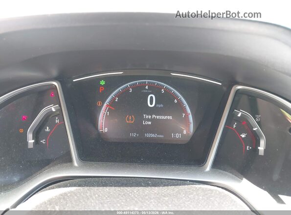 2HGFC2F85LH599540 2020 HONDA CIVIC White Widok tylnych siedzeń